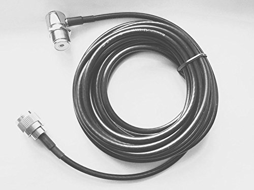 1704A Newest Updated Version TYT TH-9800 plus 50W Quad Band Cross Repeater Car Truck Radio Transceiver with Programming Cable & 5M Coax Cable & Stainless Clip mount