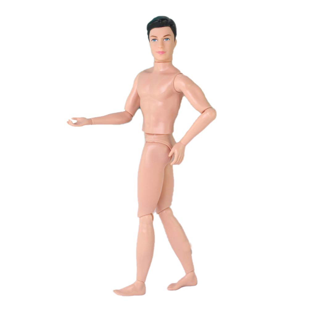 Itonash 30cm Plastic Action Figure Model Doll, Male Dolls with Base Support for Decoration, Photography, Drawing Sketches, Gifts, Collectibles (Khaki)