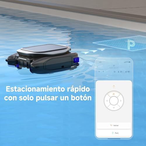 J1 Limpador Robótico de Piscinas, Tecnologia Avançada PoolSense, Limpeza 360°, Operação Contínua 24/7, Planeamento Inteligente de Trajetórias, Controlo de Aplicações