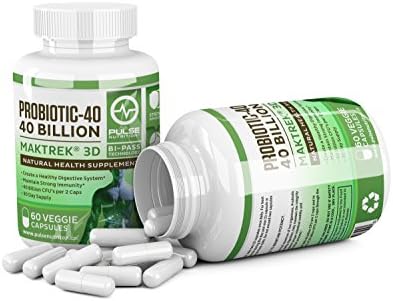 Probiotics 40 Billion CFU Supplement - Helps Improve Digestive, Urinary &amp; Immune Health - Dairy &amp; Gluten FREE