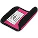 Travelon Travelon Set Of 2 Handle Wraps Luggage Tags, Black