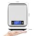 Digital Kitchen Scale Food Scales, CUSIBOX Postage Scale Multifunction Stainless Steel Accuracy with LCD Display and Tare Function for Baking and Cooking (Silver)