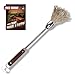 Grill Beast 17-Inch Silicone BBQ Basting Mop – Heavy-Duty Stainless Steel and Wood Construction with Specially Designed Extra Silicone Head for Holding More Sauce and Efficient Mopping