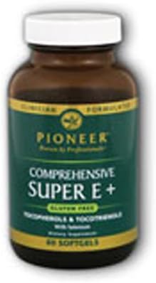 PIONEER NUTRITIONAL FORMULAS Super E+, Softgel (Btl-Glass) | 60ct
