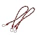 EleCharm 1Pair Simple Thick Large Curtain Rope Tie Back Curtain Drape Indoor Outdoor Use (Red)