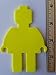 Lifetime Inc Coolest Mini Figure Shape Cutout Self-Stick Notepads - Bricks or Building Blocks Theme