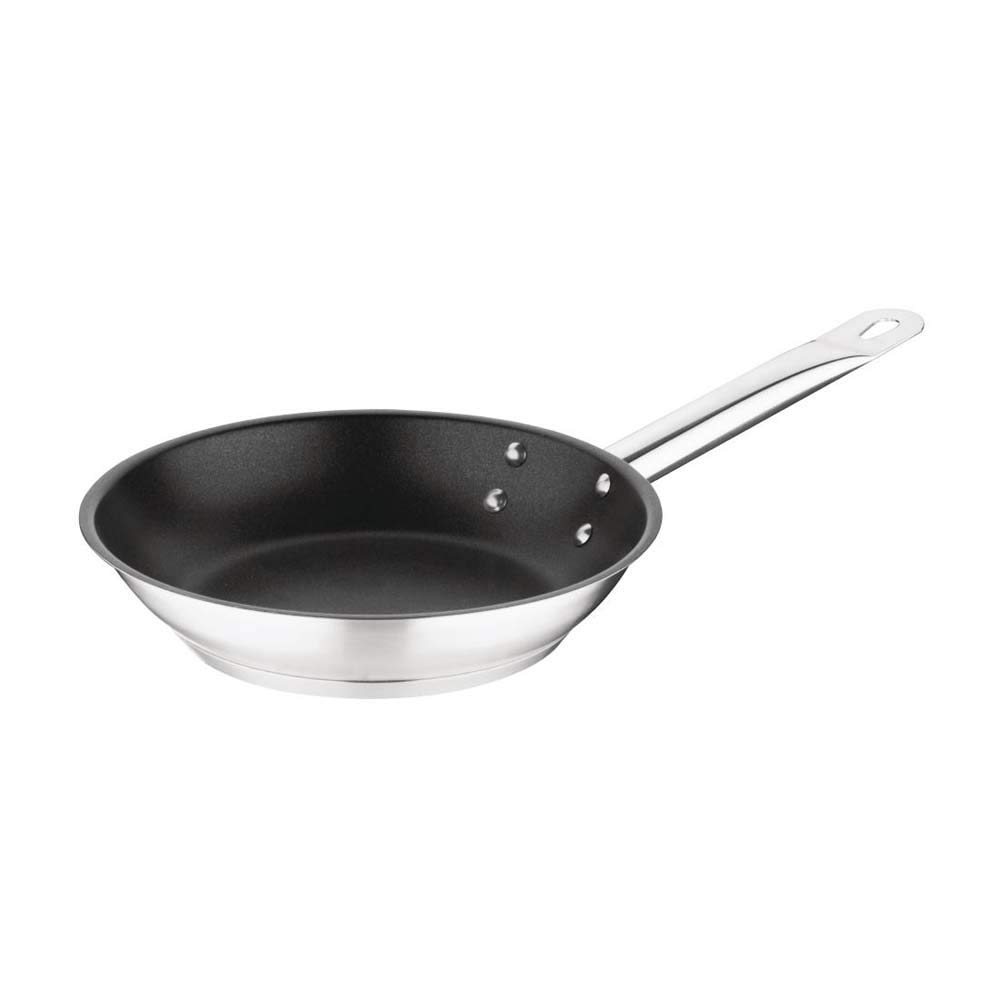 Vogue Frypan Teflon Platinum Plus Non Stick Coating St/St - 200mm 7 3/4"