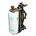 Rivers Edge Products Rivers Edge Products Paper Towel Holder for Small and Regular Rolls - Decorative Poly Resin, Wood Kitchen Decor - Novelty Napkin Roll Stand for Counter - Gift-Ready Animal