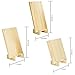 MyGift Set of 3 Vintage Style Wood Jewelry Tower, Retail Necklace Display, Beige