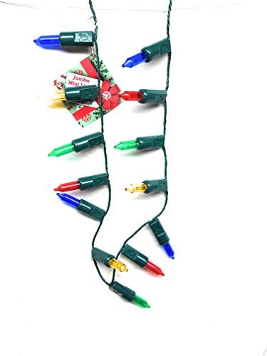 Disney Parks Holiday Christmas Jumbo Mini Light Glow Necklace
