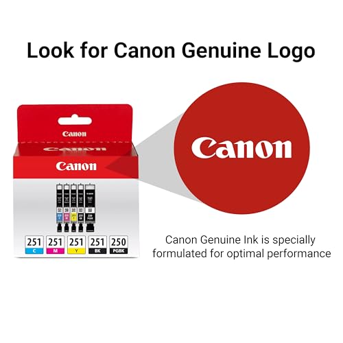 Canon PGI-250/ CLI-251 5 Color Amazon Pack