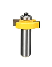 Yakamoz vástago de 1 2 inch Router Bit de ranurado con 6 juego de rodamientos para múltiples profundidades 1 8", 1 4", 5 16", 3 8", 7 16", 1 2"