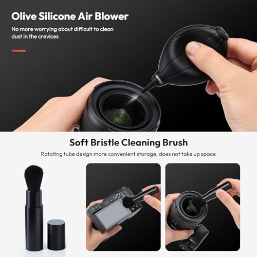 ULANZI Camera Cleaning Kit 10-in-1 Lens Cleaner Professional DSLR Clean Accessories Canon