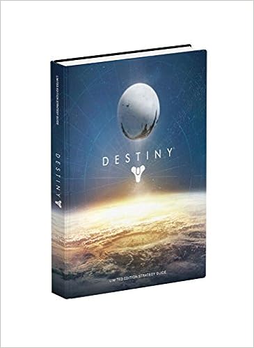Destiny Limited Edition Strategy Guide Bradygames 0752073015633 Amazon Com Books