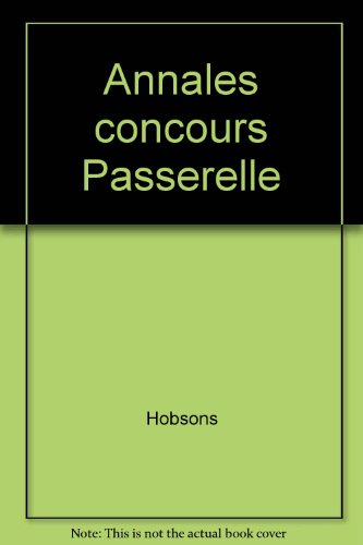 Annales passerelle ESC