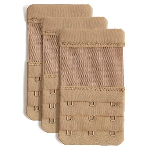 Bra Extender 3 Hooks Women Bra Strap Extenders Pack of 3 Soft Comfortable