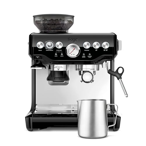 Sage The Barista Express, Kaffeemaschine mit manuellem, Schwarzer Sesam