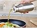 Foraineam 2-Pack 17oz (500ML) Olive Oil Dispenser Bottle Stainless Steel Leakproof Olive Oil Container Kitchen Oil Bottles