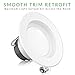 Sunco LED Recessed Lighting 4 Inch, 10 Pack 4000K Cool White, Dimmable Can Lights, Smooth Trim, 11W=60W, 660LM, Damp Rated, Retrofit Installation - UL Certified