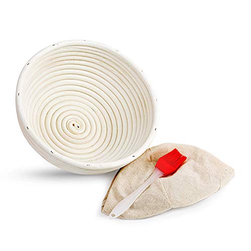 Bread Proofing Baskets Round Dough Proofing Bowls w/Liners Perfect for