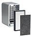 Nispira True HEPA Filter Replacement Compatible with GermGuardian FLT4100 Filter E Fits AC4100 Air Purifier 1 Pack