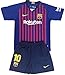 MilkaGGT Messi #10 FC Barcelona 2018-2019 Youths/Kids Home Soccer Jersey & Shorts