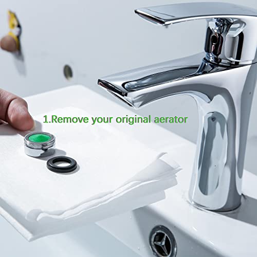 1080° Universal Rotating Faucet Aerator Extender, MISS FIRE Multifunctional Kitchen Sink Faucet Sprayer Attachment for kitchen, bathroom, laboratory with 2 Water Outlet Modes