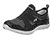 Skechers Flex Appeal 2.0 New Image Womens Slip On Sneakers Black/Gray 8.5