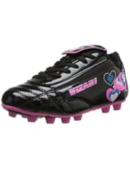 Shoes: Vizari Retro Hearts FG Soccer Shoe (Toddler/Little Kid),Black/Pink/Blue,12.5 M US Little Kid - Vizari