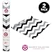 Self Adhesive Shelf Liner - 2 Pack - Rugby Chevron Midnight - 30 Square feet