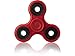 Vicus Rexx Fidget Hand Spinner Toy EDC: For A Fun Anxiety Relief, Our Tri Spinner helps with ADHD, Ultra Durable With Special Grip Caps, Non-3d Printed- Smooth Satisfying Spin (Red)