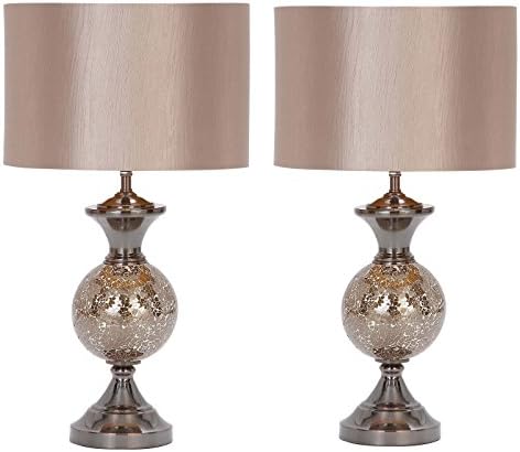 Siam Circus Casa Cortes Lush Mosaic Art Glass 25-inch Table Lamps (Set of 2)
