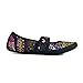 Nufoot Women's Betsy Lou Fuzzies Slipper, Paisley, Large