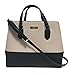 Kate Spade New York Laurel Way Evangelie Saffiano Leather Shoulder Bag Handbag, Almondine, Black