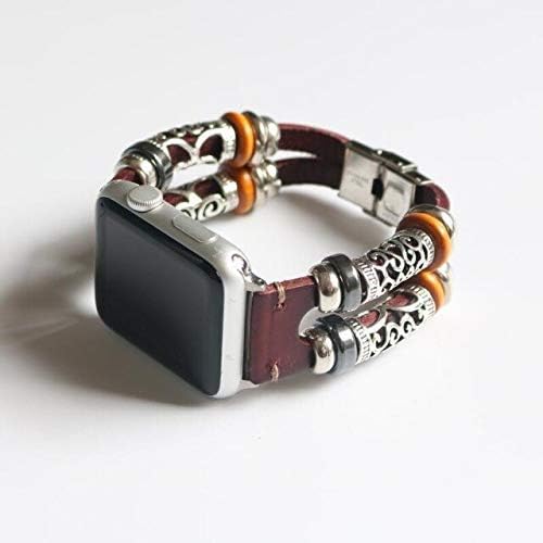 DIY Lederarmband für Kompatibel mit AWBand 4mm/40mm
