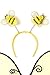 Yellow Toddler Girl Bumble Bee Wings Tutu Wand Costume Dress Up Set 2-4T
