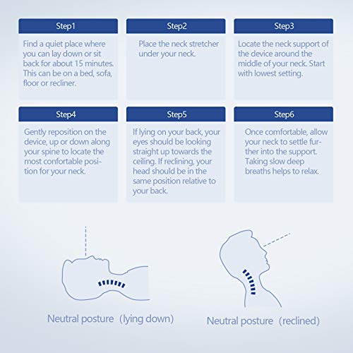 RESTCLOUD Neck Stretcher for Neck Pain Relief, Upper Back and Shoulder