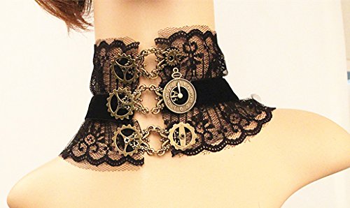 Kinteshun Clocks and Watches Dial Face Movement Charm Alloy Multistyle Steampunk Pendant Connector for DIY Jewelry Making Accessaries(100 Gram,Antique Bronze)