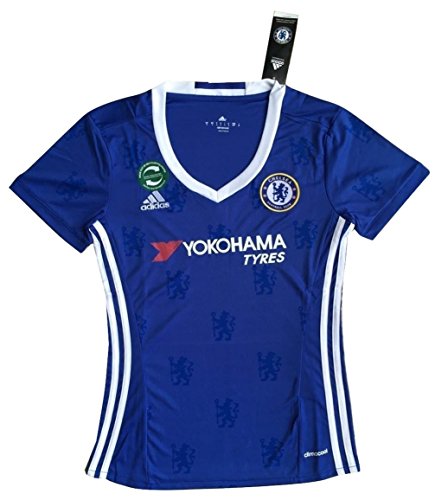 Women's Chelsea 2016-2017 Home Soccer Jersey Blue (Large)