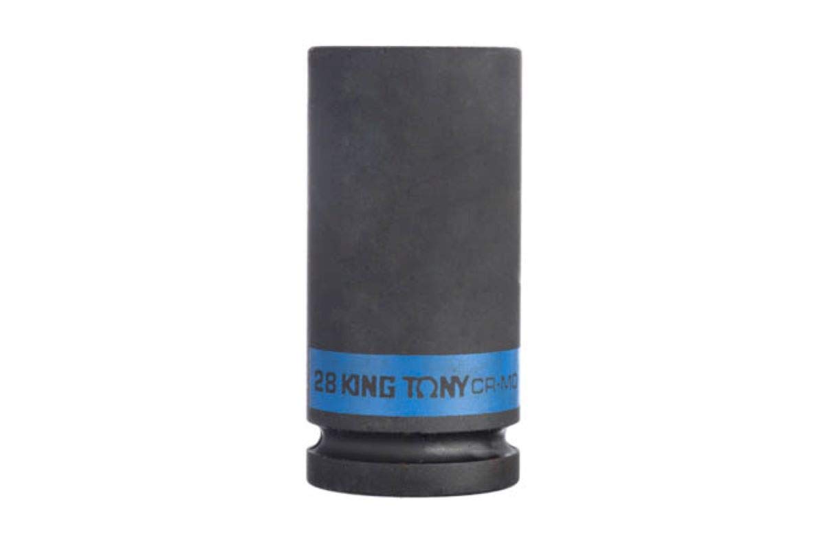 KING TONY 643528M Socket De Impacto Long 3/4" 28mm for DIYers & Professionals, Built for Repair and Installation tasks, 28mm