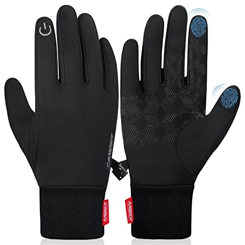 anqier Winter Gloves,Newest Windproof Warm Touchscreen Gloves Men