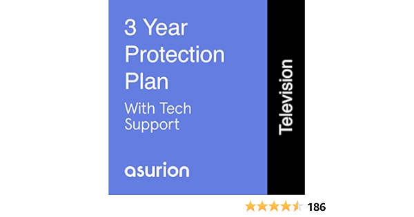 Amazon Com Asurion 3 Year Television Protection Plan With Tech Support 900 999 99 電子