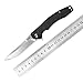 KUBEY Eris KU179 EDC Folding Pocket Knife with 3.4-Inch Drop Point Blade and Carbon Fiber Handle with Titanium Clip for Camping Hunting and Outdoor (Satin/AUS-10)