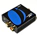 Orei DA21X Premium Optical SPDIF/Coaxial Digital to RCA L/R Analog Audio Converter with 3.5mm Jack Support Headphone/Speaker Outputs