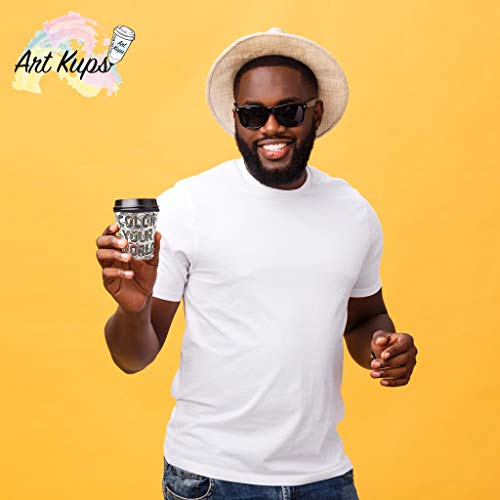 The cups are made from high-quality paper that is durable enough to hold cold or hot drinks. The paper material also ensures that the cups do not leak or drip, making them suitable for use in any setting.