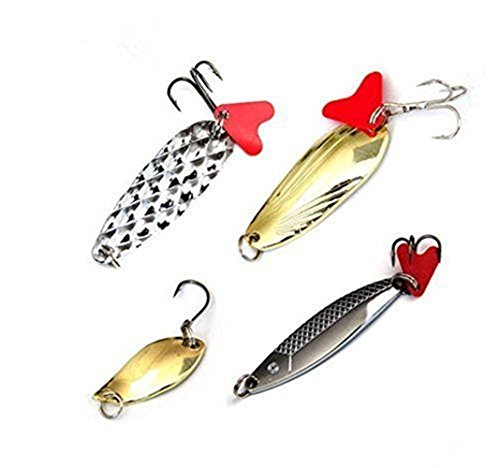 Keweis 101pcs Set Fishing Lures Tackle Including Freshwater,Saltwater, Bass,Trout,Salmon,Including Spoon Lures,Soft Plastic Worms, CrankBait,Jigs,Topwater Lures,Fishing Bait Set Plastic Box - Thumbnail 3