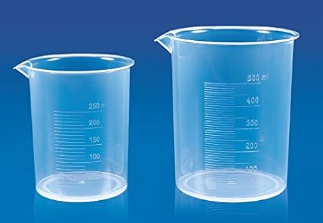 Bfc Plastic Beaker 50ml X 2 100ml X 2 250ml X 2 500ml X 2 Pack Of 8 Amazon In Industrial Scientific
