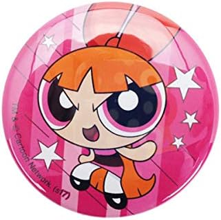 Amazon 缶バッジ パワーパフ ガールズ ブロッサム アニメ 萌えグッズ 通販