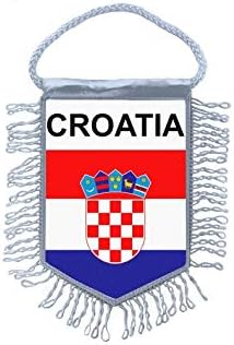 Akachafactory Fanion Mini Drapeau Pays Voiture Decoration Croatie Croate Amazon Fr Sports Et Loisirs