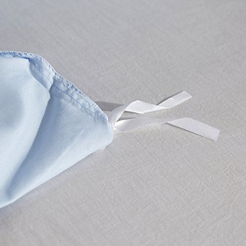 OAITE Duvet Cover,Protects and Covers your Comforter/Duvet Insert,Luxury 100% Super Soft Microfiber,King Size,Color LightSkyBlue,3 Piece Duvet Cover Set Includes 2 Pillow Shams - Thumbnail 5